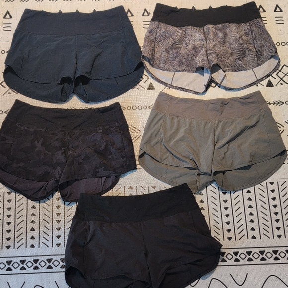 lululemon athletica Pants - Lululemon Speed Up Shorts. All Size 8 Long.